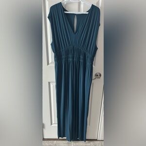 Old Navy Teal Cotton Jumpsuit